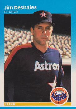 #56 Jim Deshaies - Houston Astros - 1987 Fleer Baseball