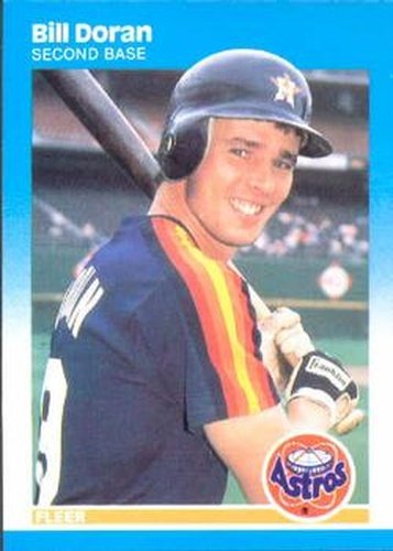 #57 Bill Doran - Houston Astros - 1987 Fleer Baseball