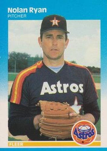 #67 Nolan Ryan - Houston Astros - 1987 Fleer Baseball