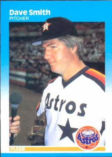 #69 Dave Smith - Houston Astros - 1987 Fleer Baseball