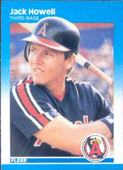 #83 Jack Howell - California Angels - 1987 Fleer Baseball