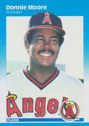 #89 Donnie Moore - California Angels - 1987 Fleer Baseball