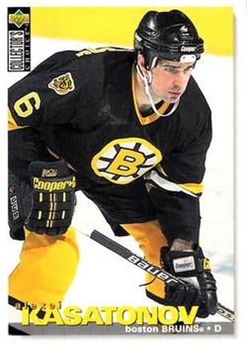 #115 Alexei Kasatonov - Boston Bruins - 1995-96 Collector's Choice Hockey