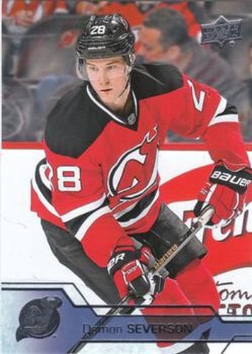 #115 Damon Severson - New Jersey Devils - 2016-17 Upper Deck Hockey