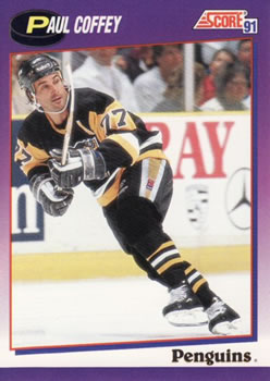 #115 Paul Coffey - Pittsburgh Penguins - 1991-92 Score American Hockey