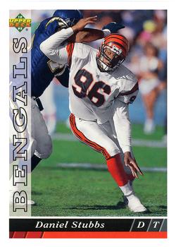 #115 Daniel Stubbs - Cincinnati Bengals - 1993 Upper Deck Football