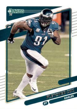#115 Fletcher Cox - Philadelphia Eagles - 2021 Donruss Football