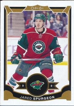 #115 Jared Spurgeon - Minnesota Wild - 2015-16 O-Pee-Chee Hockey