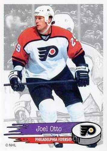 #115 Joel Otto - Philadelphia Flyers - 1995-96 Panini Hockey Stickers
