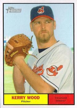 #115 Kerry Wood - Cleveland Indians - 2010 Topps Heritage Baseball