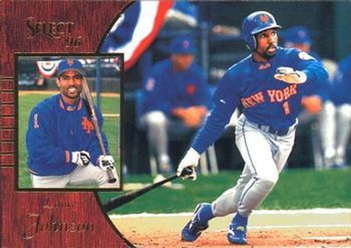 #115 Lance Johnson - New York Mets - 1996 Select Baseball