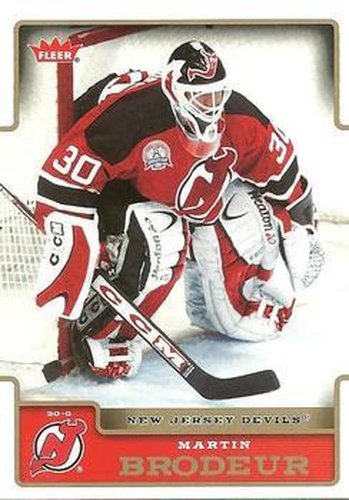 #115 Martin Brodeur - New Jersey Devils - 2006-07 Fleer Hockey