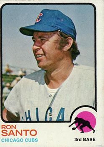 #115 Ron Santo - Chicago Cubs - 1973 Topps Baseball