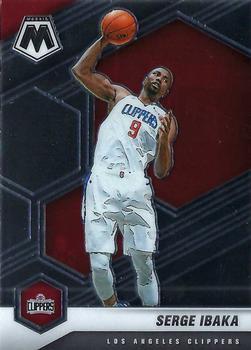 #115 Serge Ibaka - Los Angeles Clippers - 2020-21 Panini Mosaic Basketball