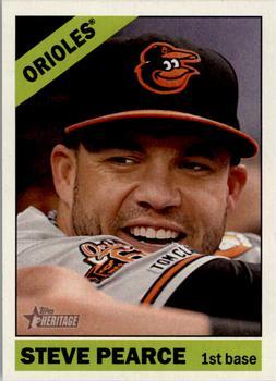 #115 Steve Pearce - Baltimore Orioles - 2015 Topps Heritage Baseball