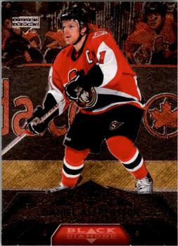 #115 Daniel Alfredsson - Ottawa Senators - 2007-08 Upper Deck Black Diamond Hockey