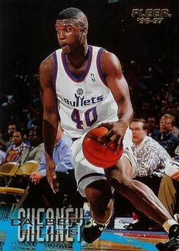 #115 Calbert Cheaney - Washington Bullets - 1996-97 Fleer Basketball