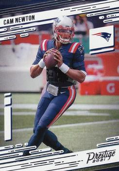 #115 Cam Newton - New England Patriots - 2021 Panini Prestige Football