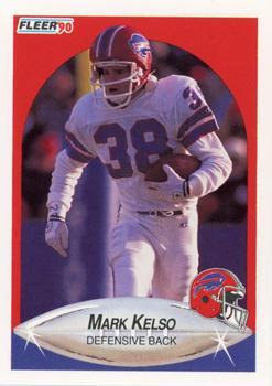 #115 Mark Kelso - Buffalo Bills - 1990 Fleer Football