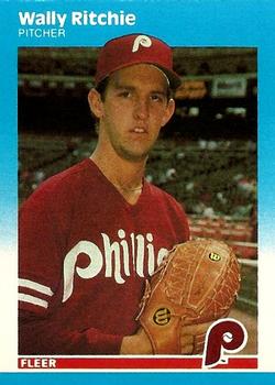 #U-104 Wally Ritchie - Philadelphia Phillies - 1987 Fleer Update Baseball