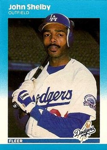 #U-109 John Shelby - Los Angeles Dodgers - 1987 Fleer Update Baseball