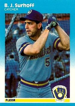 #U-115 B.J. Surhoff - Milwaukee Brewers - 1987 Fleer Update Baseball
