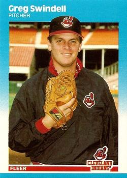 #U-116 Greg Swindell - Cleveland Indians - 1987 Fleer Update Baseball