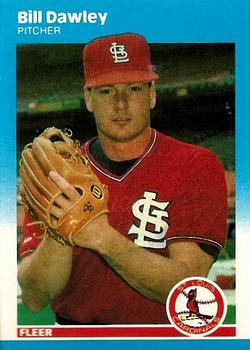 #U-23 Bill Dawley - St. Louis Cardinals - 1987 Fleer Update Baseball