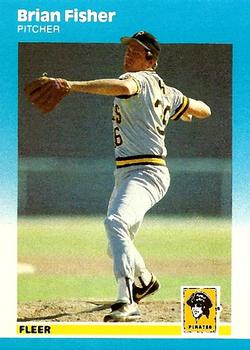 #U-32 Brian Fisher - Pittsburgh Pirates - 1987 Fleer Update Baseball