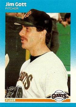 #U-35 Jim Gott - San Francisco Giants - 1987 Fleer Update Baseball