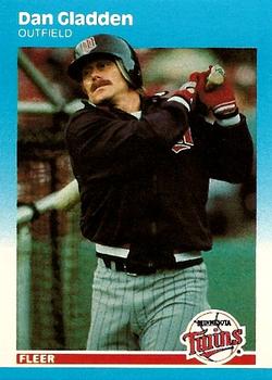 #U-36 Dan Gladden - Minnesota Twins - 1987 Fleer Update Baseball