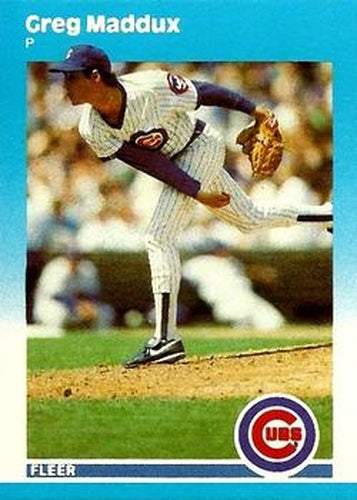 #U-68 Greg Maddux - Chicago Cubs - 1987 Fleer Update Baseball