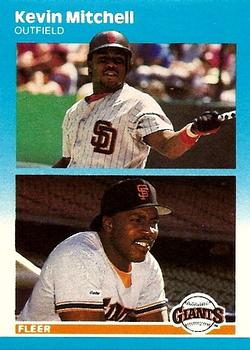 #U-82 Kevin Mitchell - San Francisco Giants - 1987 Fleer Update Baseball