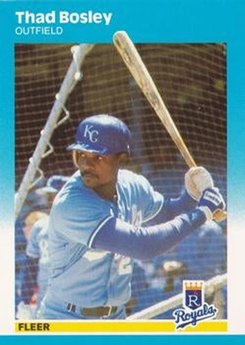 #U-8 Thad Bosley - Kansas City Royals - 1987 Fleer Update Baseball