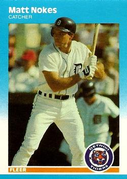 #U-90 Matt Nokes - Detroit Tigers - 1987 Fleer Update Baseball
