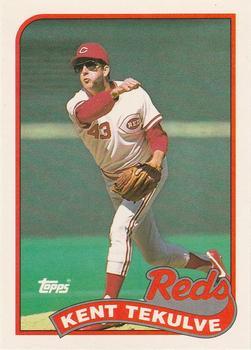 #116T Kent Tekulve - Cincinnati Reds - 1989 Topps Traded Baseball