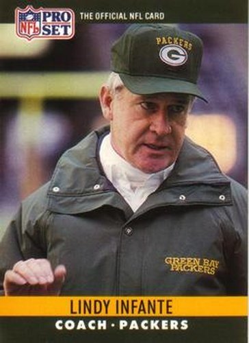#116 Lindy Infante - Green Bay Packers - 1990 Pro Set Football