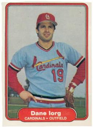 #116 Dane Iorg - St. Louis Cardinals - 1982 Fleer Baseball