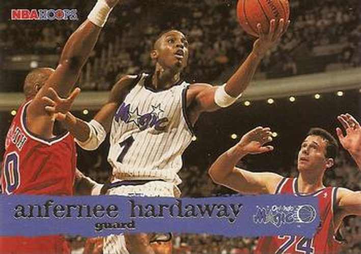 #116 Anfernee Hardaway - Orlando Magic - 1995-96 Hoops Basketball