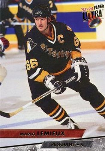 #116 Mario Lemieux - Pittsburgh Penguins - 1993-94 Ultra Hockey