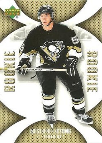 #116 Kristopher Letang - Pittsburgh Penguins - 2006-07 Upper Deck Mini Jersey Hockey