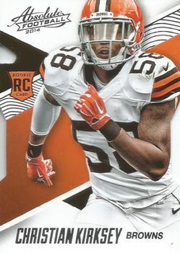#116 Christian Kirksey - Cleveland Browns - 2014 Panini Absolute - Retail Football