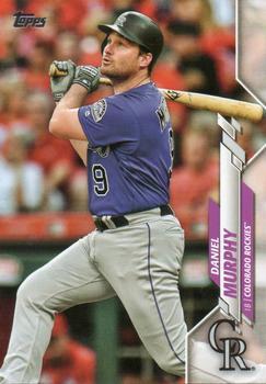 #116 Daniel Murphy - Colorado Rockies - 2020 Topps Baseball