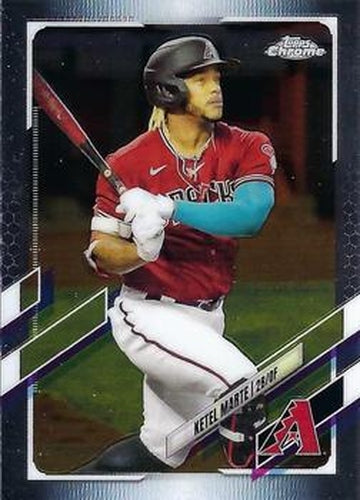 #116 Ketel Marte - Arizona Diamondbacks - 2021 Topps Chrome Baseball