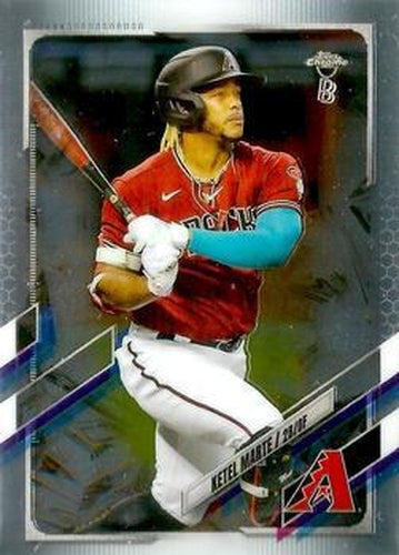 #116 Ketel Marte - Arizona Diamondbacks - 2021 Topps Chrome Ben Baller Edition Baseball