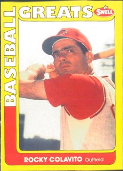 #116 Rocky Colavito - Cleveland Indians - 1991 Swell Baseball Greats
