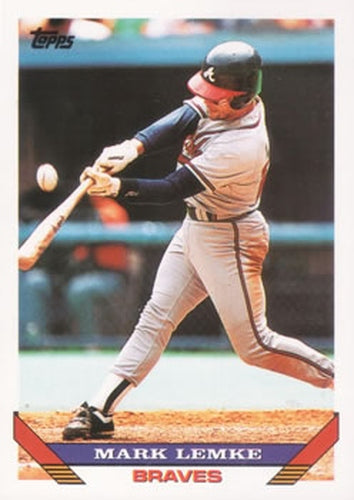 #116 Mark Lemke - Atlanta Braves - 1993 Topps Baseball