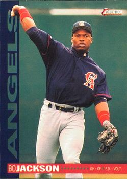 02 Mar. 1994: California Angels outfielder Bo Jackson (22) posses