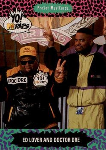 #116 Doctor Dré and Ed Lover - 1991 Pro Set Yo! MTV Raps