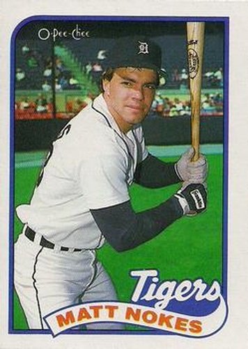#116 Matt Nokes - Detroit Tigers - 1989 O-Pee-Chee Baseball